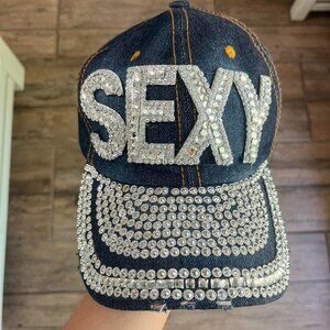 Women's Navy and Blue Hat